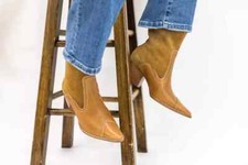 MATISSE WOMENS CARINA WESTERN BOOTS SHOES SUE...