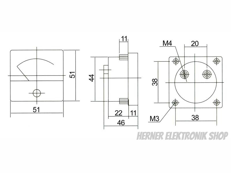 0 10 V DC Einbau Messinstrument Analog Voltmeter CLASS 2,0 eBay