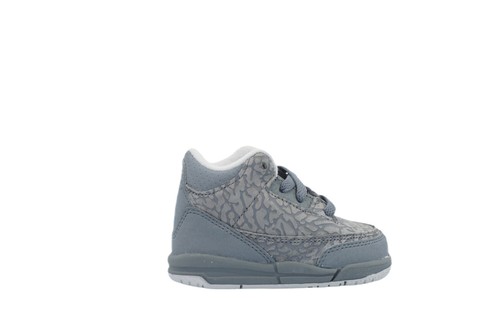 [832033-015] Air Jordan 3 Retro Kleinkinder TD Cool Grey/Blue Glow-Neutral Grey - Bild 2 von 12