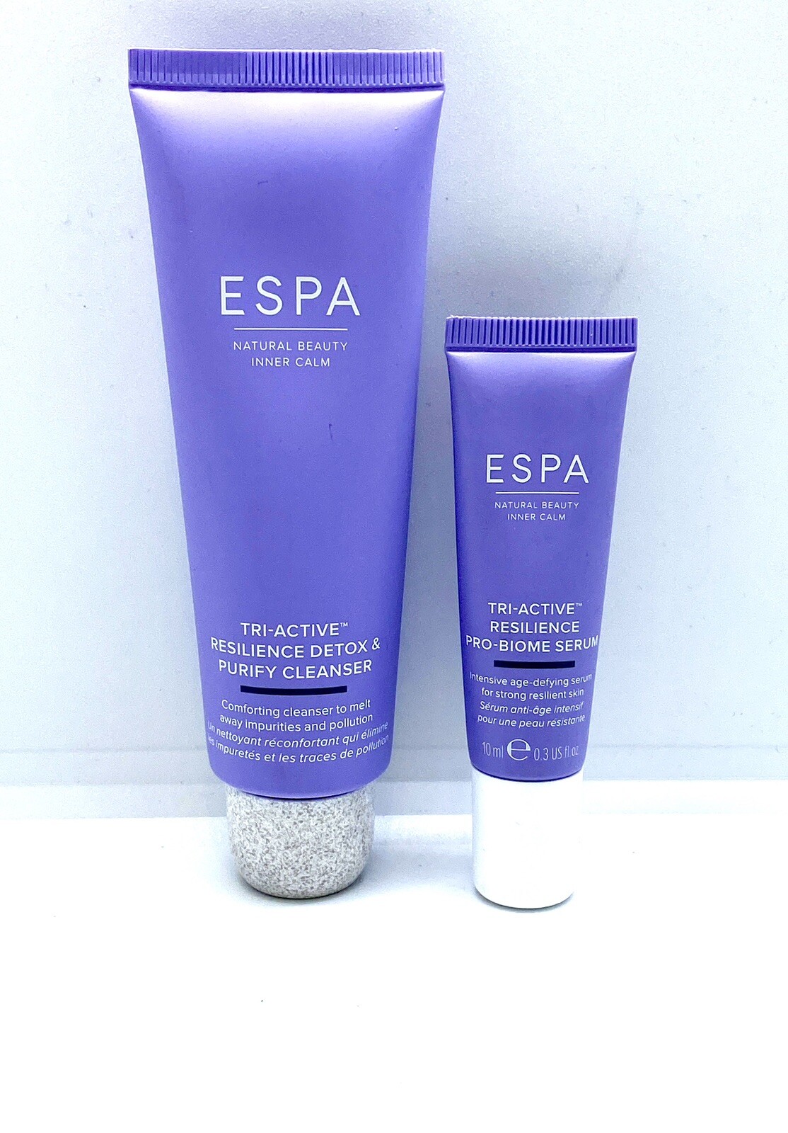 ESPA Tri-Active Duo -Resilience Detox & Purify Cleanser 50ML & Serum 10 Ml £84
