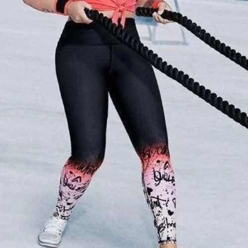 Fabletics Demi Lovato Graffiti Leggings 