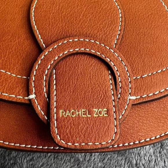 Crossbody & Belt Bag Cognac Brown Vegan Leather Rachel Zoe Collection Edessi