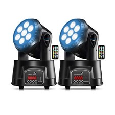 BETOPPER Moving Head Dj Lights,7 x 8W RGBW Stage Lighting Mini Moving Head, D...