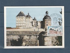 carte 1er jour chateau de 24 Hautefort 1969