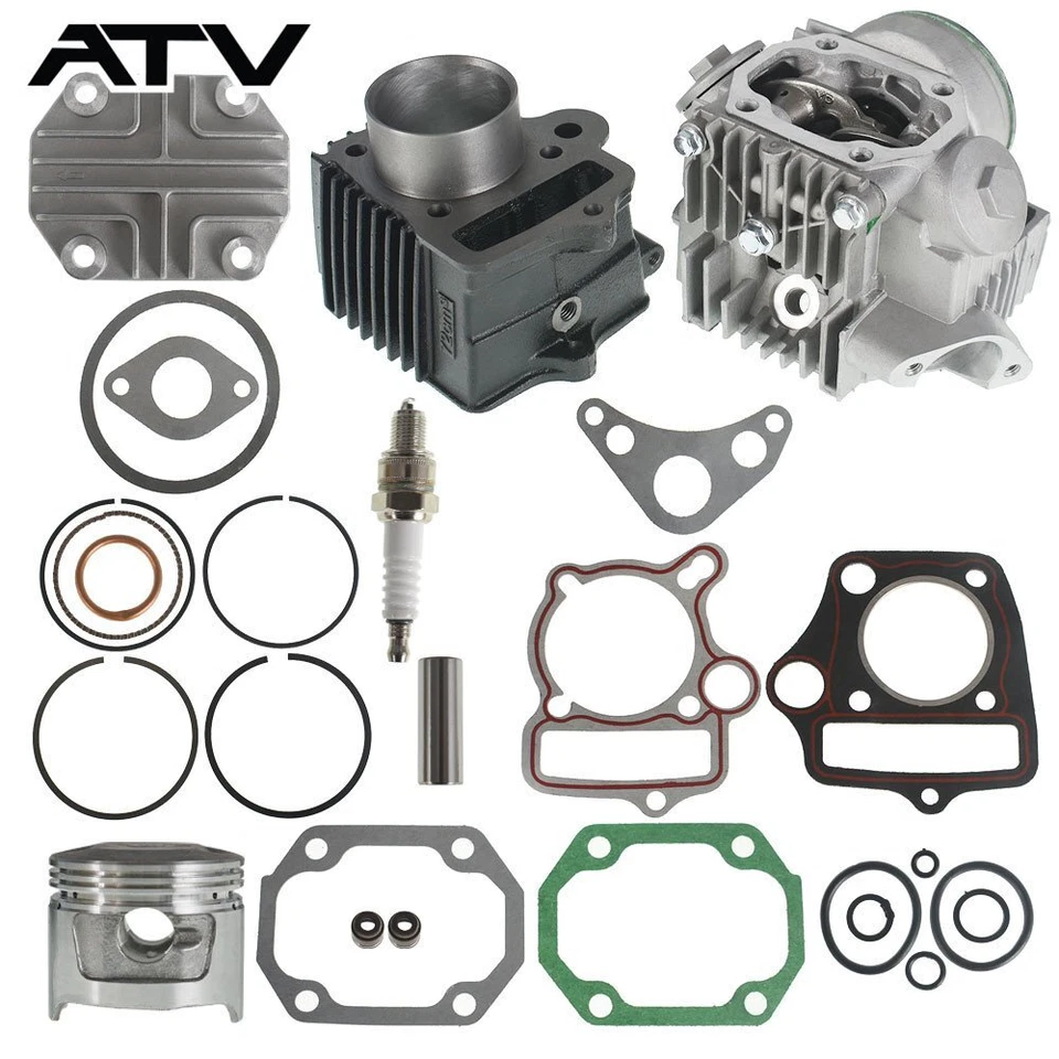 Top End Kit for Honda ATC70 CRF70 CT70 C70 TRX70 XR70 S65 70cc Cylinder Piston - Image 2 of 4