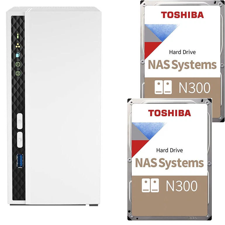 QNAP TS-233 NAS Compact 2-Bay Storage with 4-36TB HDD Capacity Home/Small Office - Image 3 of 4