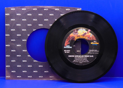 ELTON JOHN  Someone Saved My Life Tonight  45 RPM  MCA 40421  NEAR MINT+