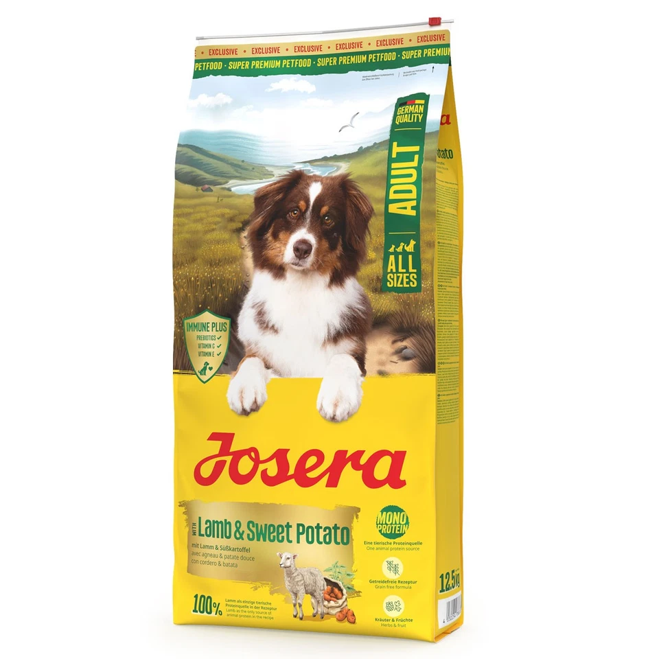 ca. 12,5 kg  Josera A/S Adult Lamb & Sweet Potato Verpackung beschädigt - Bild 1 von 4