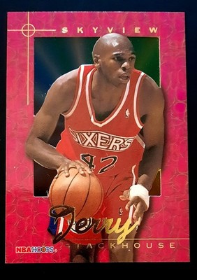 Jerry Stackhouse NBA HOOPS #SV9 Skyview RC 1995-96