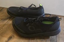 OOFOS OOmg Sport LS Mens Size 9.5 Shoes Black Lace-Up Slip On Comfort Recovery