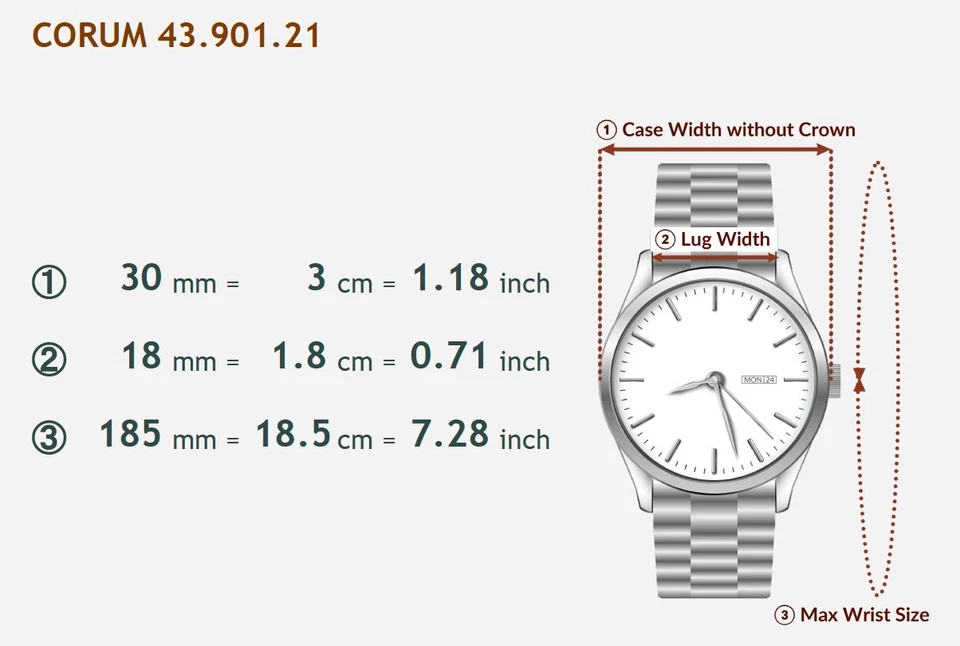 [NEAR MINT] CORUM ROMVLVS 43.901.21 Swiss Navy Band Qz Men Watch From JAPAN A030 - Image 2 of 4