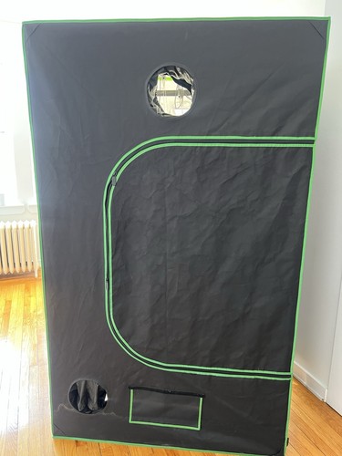 VIVOSUN 48x48x80" Reflective Mylar Grow Tent w/ VS1000 LED 4/6/8 Ventilation fan