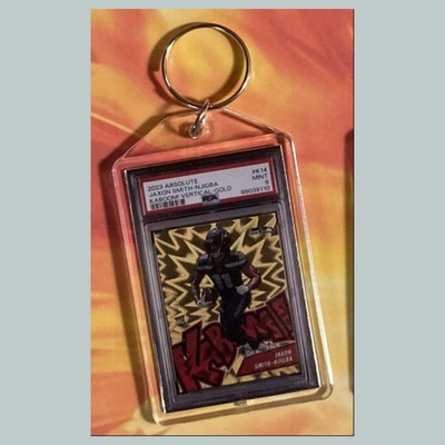 3774 Kenneth Walker III 2022 Panini Absolute Kaboom Gold Custom Made Keychain
