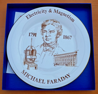 Royal Doulton Fine Bone China Teller - 10,5''. Michael Faraday Ausgabe 39 von 1500