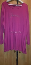 Damen Shirt/Tunika pink Strass Glamour Gr. 48...
