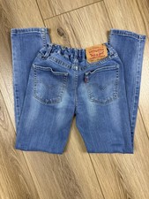 Levi's 510 Jeans Boys 12 Blue Skinny Slim Fit Adjustable Waist Stretch Denim