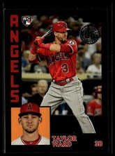2019 Topps #84R-TW Taylor Ward 1984 Topps Baseball Rookies Black #/299