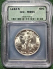1946 S walking Liberty Half Dollar