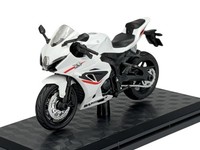 Alloy Car Suzuki GSX-R1000 Weiss 1:18 Motorrad Die Cast Model Neu Im Kasten