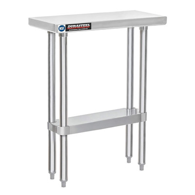 30X12 Stainless Steel Work Table - NSF Commercial Prep Metal Table - Outdoor Piz