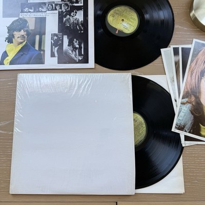 1971 THE BEATLES White Album US LA Press In Shrink! VG++ OG Poster+Photos   2LP