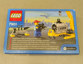 LEGO City 7901 Airplane Mechanic NEW! RARE! Crane Plane Jet Engine Airport Town