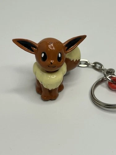 Vintage Pokémon Eevee Keychain Figure #6