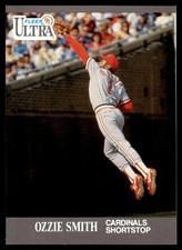 Ozzie Smith 1991 Ultra #296 Cardinals MLB READ FREE SHIPPING AutographDen