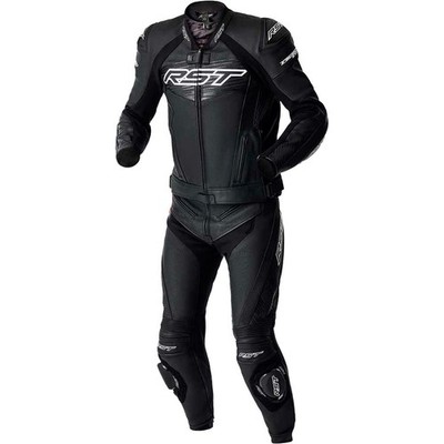 RST Moto Tractech EVO 5 D3O Jacket - Black/White - Leather - Large 103635WHI-44