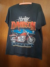 Vintage Legendary Harley Davidson Shirt © 1987, Single Stitch 