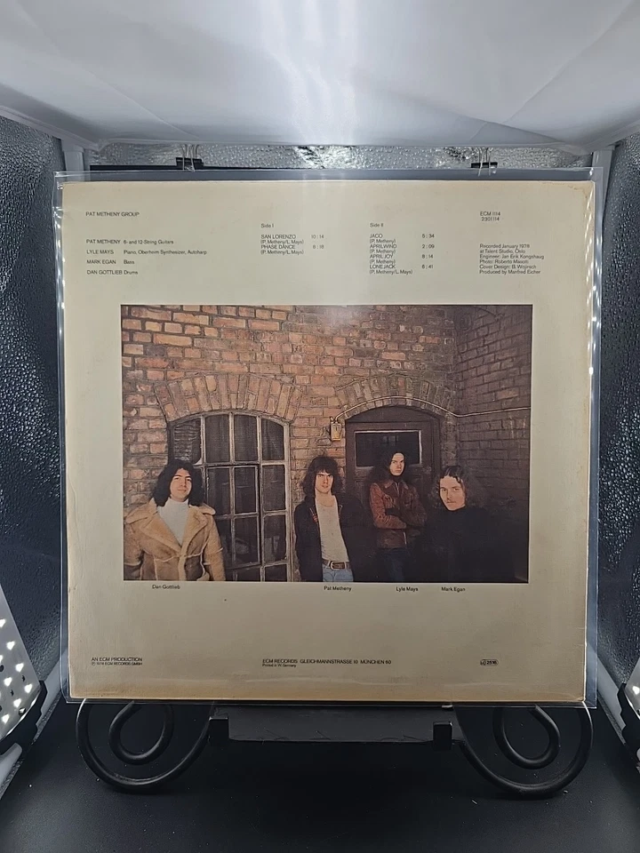 PAT METHENY GROUP SELF TITLED 1978 JAZZ LP GERMAN PRESS EX/VG+ - Image 2 of 4