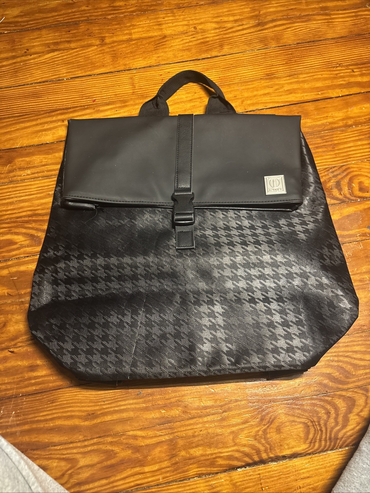 Tanger Black Pattern Backpack - image 1