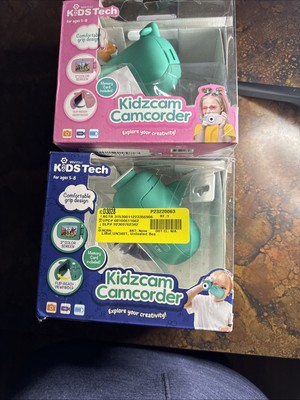 Vivitar Kids Tech Camcorder Kidzcam  Lot Of 2 - Green - New Open Box