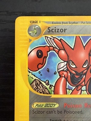 2002 Pokemon TCG Aquapolis Scizor 32/147 Rare Non Holo NM | eBay