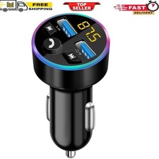 Transmisor FM Radio Bluetooth USB Para Carro Auto For Car Con Pantalla Digital