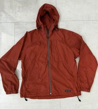 REI Rain Jacket Size XL Rust Full Zipped Hooded
