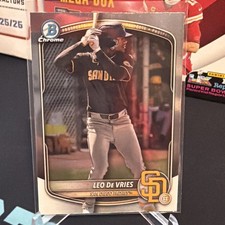 2025 Bowman 1st Chrome Leo De Vries Padres Base