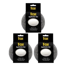 T-Cut Wosk Uszczelniacz Krem Glaze Aplikator Zestaw z uchwytem Polish Buff Shine x3