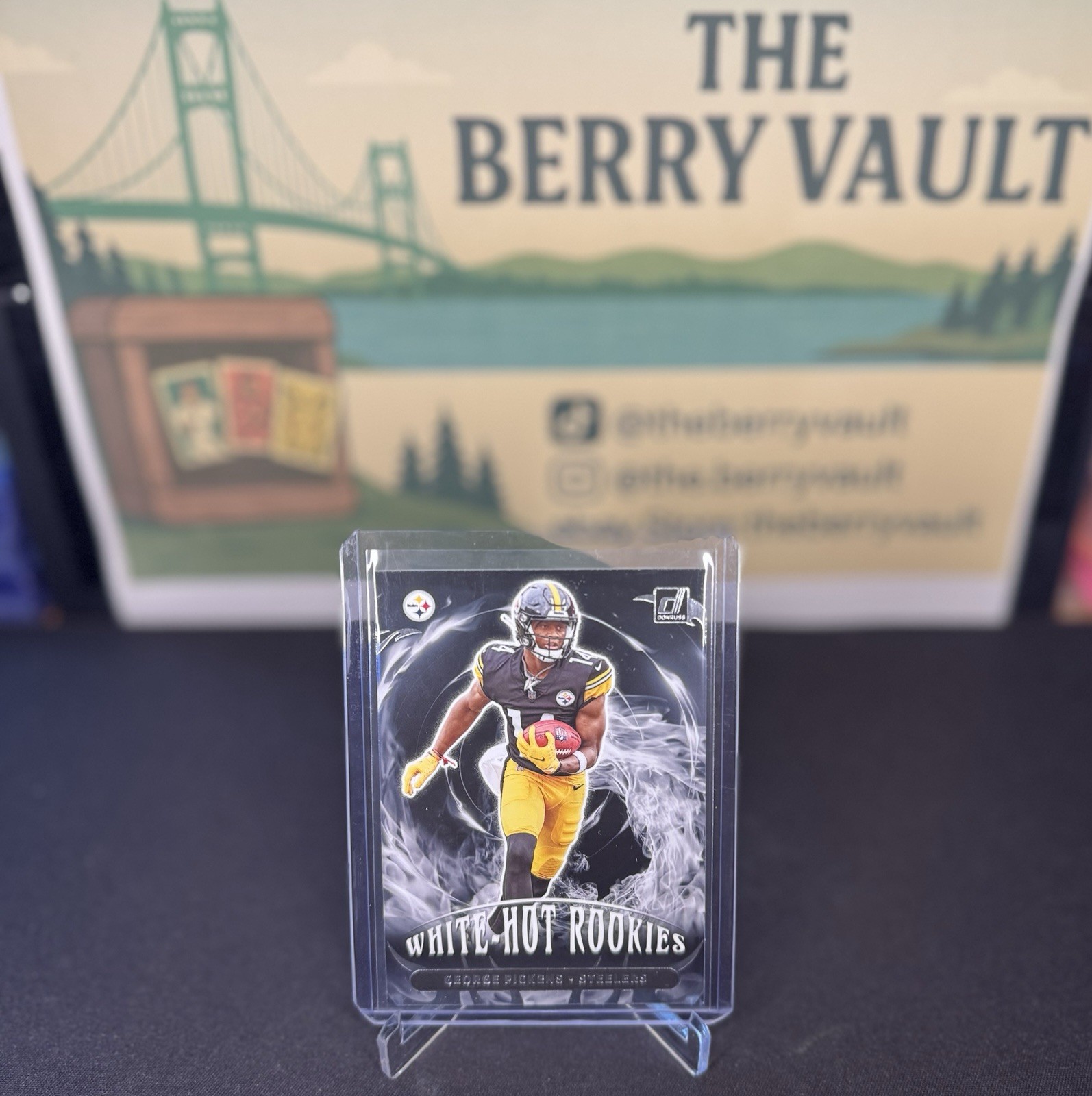 2022 Panini Donruss Optic - White Hot Rookies George Pickens #WHR-8 (RC)