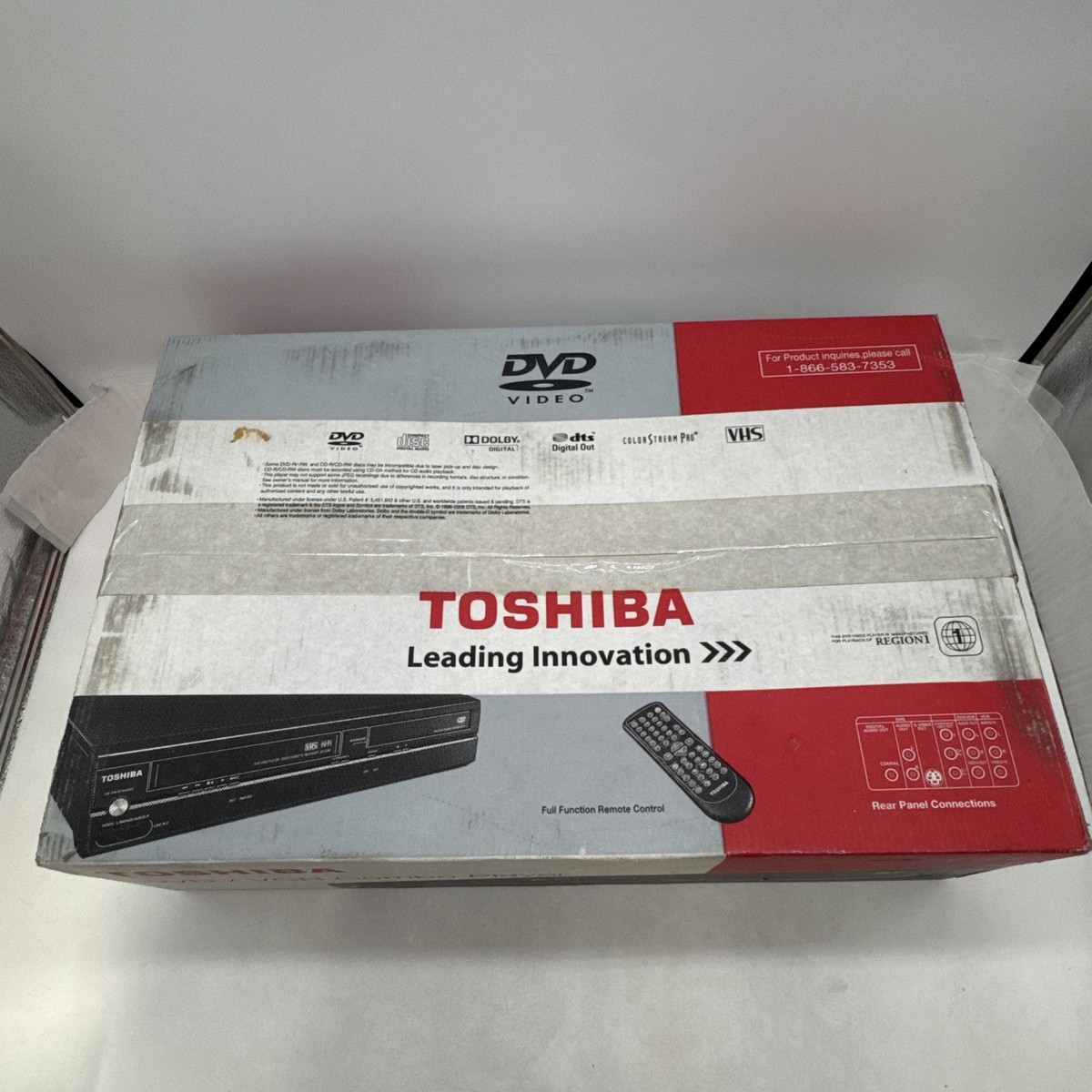 Toshiba SD-V296 DVD/VCR Combination Player - Black for sale online