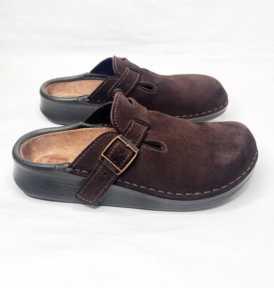 Birkenstock ✤ Tatami Brown Suede Clogs 🇩🇪 Made in Germany