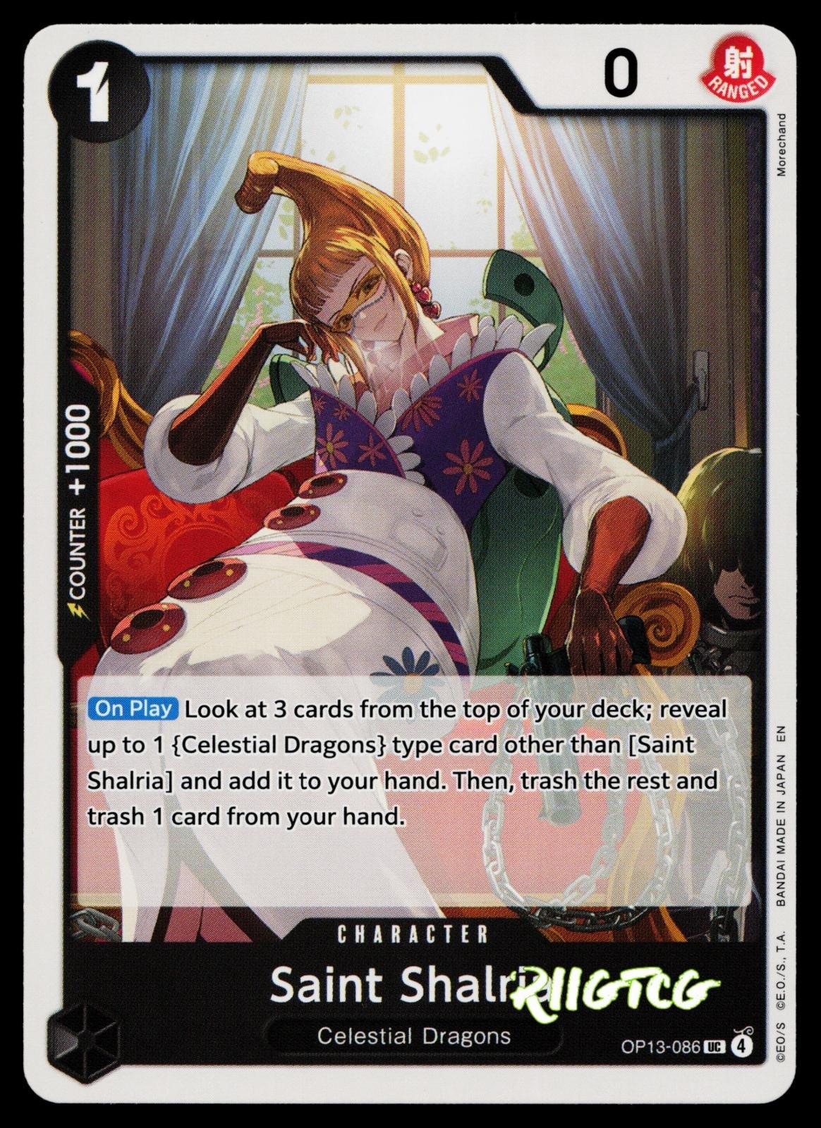 Saint Shalria OP13-086 Carrying On His Will One Piece NM
