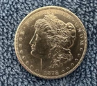Hi grade BU 1878-S Morgan silver dollar. Great breast feathers and hairlines.