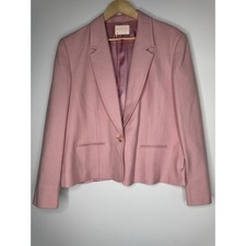Vintage Pendleton Blazer Womens 16 Pink 100 Wool Jacket Country Sophisticates