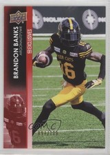 2022 Upper Deck CFL Exclusives 97/100 Brandon Banks #63 h3v