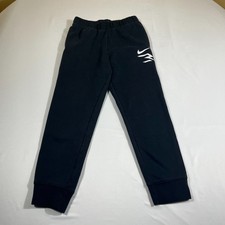 Nike 3Brand Russell Wilson Youth Boys M Jogger Pants Black Fleece Streetwear 24"