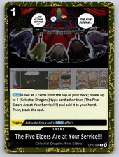 The Five Elders Are at Your Service OP13-096 Carrying On His Wil One Piece Foil