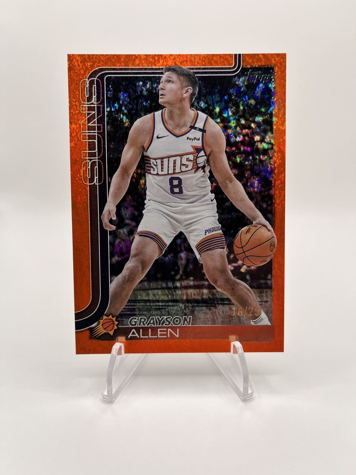 2025 Topps Grayson Allen Orange Sand Glitter /25 Suns  #161