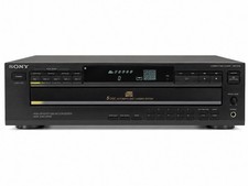 Sony CDP-C425 5 Disc CD Changer Compact Disc Player Tested Working Headphone...