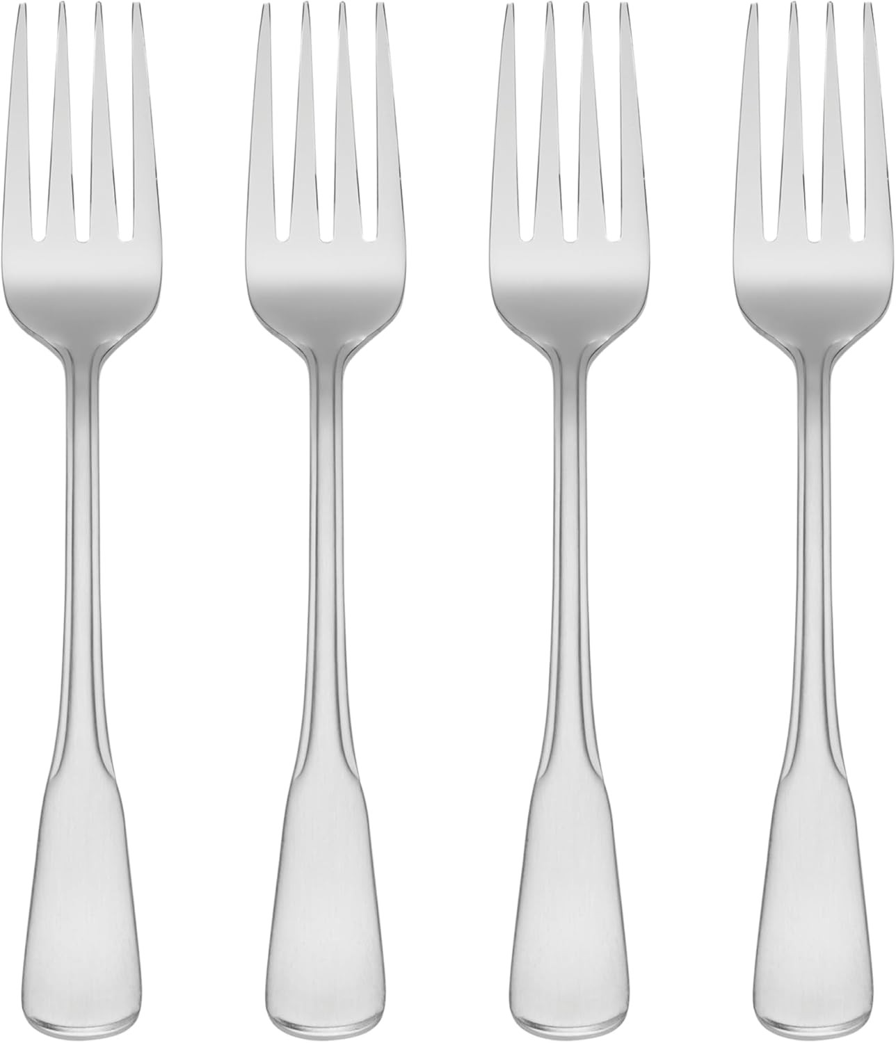 Oneida Colonial Boston Everyday Flatware Salad Forks, 0.55 L